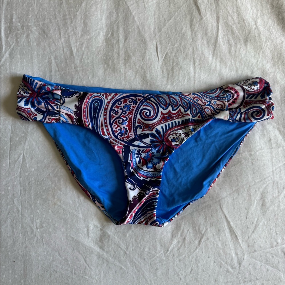 Blue Paisley Women's Swim Bottom